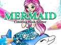 Gra Mermaid Coloring Book Glitter