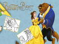 Gra Beauty & the Beast Coloring Book