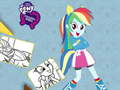 Gra Equestria Girls Coloring Book
