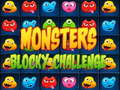 Gra Monsters blocky challenge
