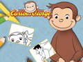 Gra Curious George Coloring Book