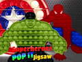 Gra Superheroes Pop It Jigsaw
