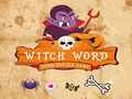 Gra Witch Word Halloween Puzzel Game