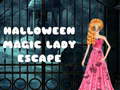 Gra Halloween Magic Lady Escape