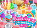 Gra Rainbow Desserts Bakery Party