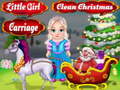 Gra Little Girl Clean Christmas Carriage