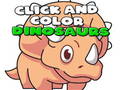 Gra Click And Color Dinosaurs