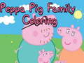 Gra Peppa Pig Family Coloring