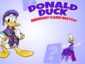Gra Donald Duck memory card match