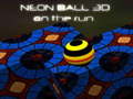 Gra Neon Ball 3d on the run