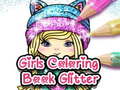 Gra Girls Coloring Book Glitter 