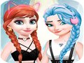 Gra Elsa and Anna Dress Up Makeup 