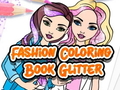 Gra Fashion Coloring Book Glitter