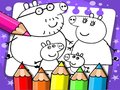 Gra Peppa Pig Coloring Book
