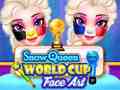 Gra Snow queen world cup face art