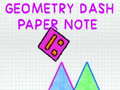 Gra Geometry Dash Paper Note