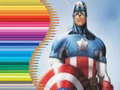 Gra Coloring Book for Captain America