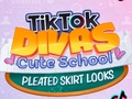 Gra TikTok Divas Cute School Pleated Skirt Looks