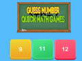 Gra Guess number Quick math games
