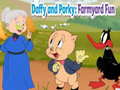 Gra Daffy and Porky: Farmyard Fun