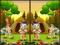 Gra Spot 5 Differences Camping