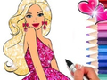 Gra Coloring Book: Barbie
