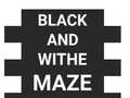 Gra Maze Black And Withe