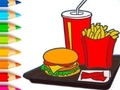 Gra Coloring Book: Hamburger