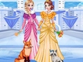 Gra Elsa & Anna's Icy Dress Up