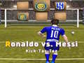 Gra Messi vs Ronaldo Kick Tac Toe