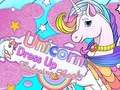 Gra Unicorn Dress Up Coloring Book