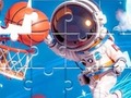 Gra Jigsaw Puzzle: Space Basketball