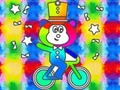Gra Coloring Book: Monkey Rides Unicycle