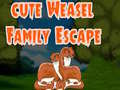 Gra Cute Weasel Family Escape