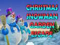 Gra Christmas Snowman Garden Escape