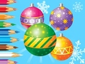 Gra Coloring Book: Christmas Decorate Balls