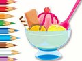 Gra Coloring Book: Ice Cream Sundae