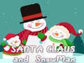 Gra Santa Claus and Snowman Jigsaw