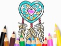 Gra Coloring Book: Heart Dreamcatcher
