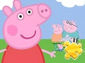 Gra Jigsaw Puzzle: Peppa With Family
