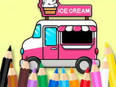 Gra Coloring Book: Ice Cream Car