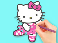 Gra Coloring Book: Hello Kitty Dancing