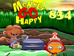 Gra Monkey Go Happy Stage 834