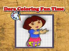 Gra Dora Coloring Fun Time