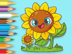 Gra Coloring Book: Sunflowers