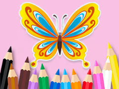 Gra Coloring Book: Beautiful Butterfly