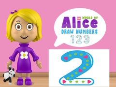 Gra World of Alice Draw Numbers
