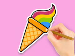 Gra Coloring Book: Rainbow Ice Cream