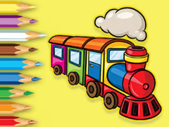 Gra Coloring Book: Running Train