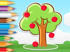 Gra Coloring Book: Apple Tree